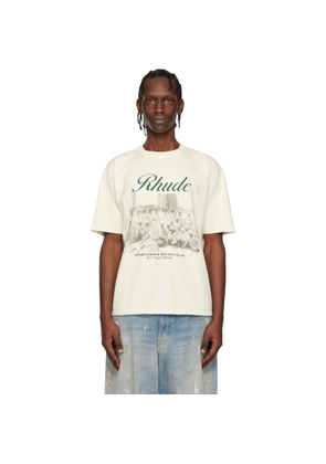 Rhude Off-White Virgin Islands Script T-shirt