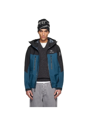 Arc'teryx Black & Navy Alpha SV Jacket