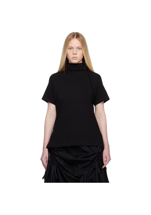 YOHJI YAMAMOTO Black Binder Short Sleeve T-shirt