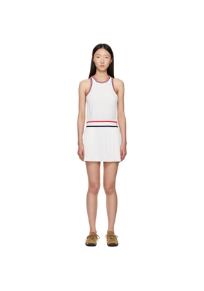 Sporty & Rich White 'SRC' Phoebe Minidress
