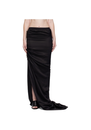 Rick Owens Black Concordians Edfu Maxi Skirt