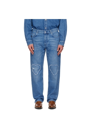 Moschino Blue Heart Jeans