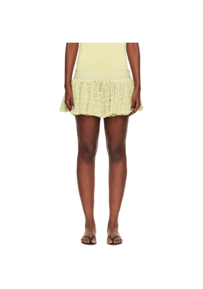 Judy Turner Yellow Cecil Miniskirt