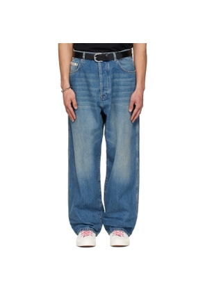 Moschino Blue Faded Jeans
