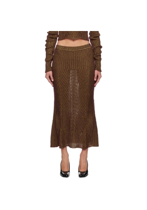 Vivienne Westwood Brown Mary Maxi Skirt