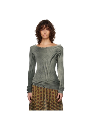 Edward Cuming Green Moss Fog Banana T-shirt