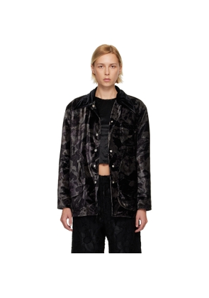 Collina Strada Black & Gray Stable Jacket