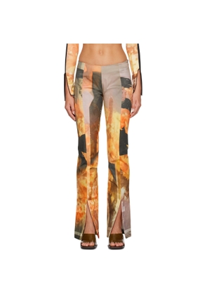 ELLISS Orange Sunflower Jeans