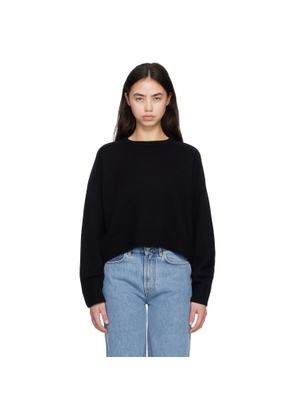 Loulou de Saison Black BRUZZI LDS Cropped Sweater
