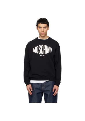 Moschino Black Logo Sport Sweatshirt