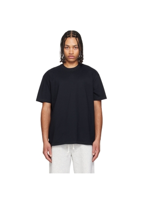 SKIMS Black Heavyweight Cotton Relaxed T-shirt