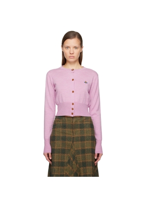 Vivienne Westwood Pink Bea Cropped Cardigan