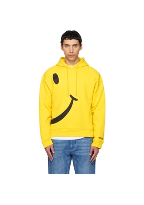 Moschino Yellow Smiley Organic Cotton Hoodie