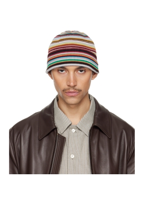 Paul Smith Multicolor Merino Wool 'Signature Stripe' Beanie