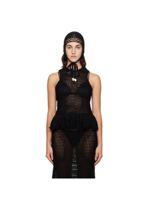 Niccolo Pasqualetti Black Grata Camisole