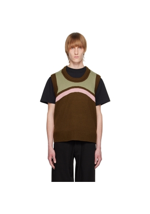 INSATIABLE HIGH SSENSE Exclusive Brown Marshmallow Dasher Vest