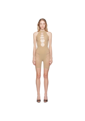 Poster Girl SSENSE Exclusive Taupe Jetta Jumpsuit