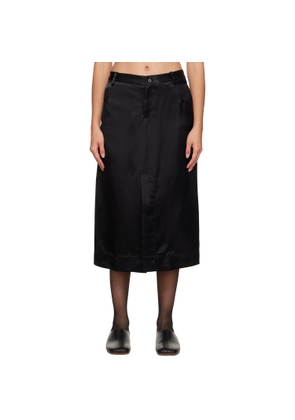 Niccolo Pasqualetti Black Matita Midi Skirt
