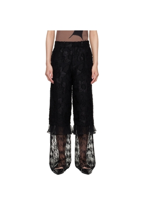 Collina Strada Black Geranium Trousers