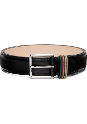 Paul Smith Black Stripe Keeper Belt