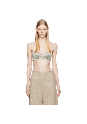 BEVZA Gray Seashell Camisole