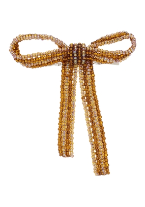 Pura Utz Orange Bow Hair Pin