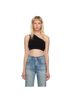 Victoria Beckham Black Asymmetric Camisole