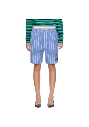 HommeGirls Blue Long Boxer Shorts