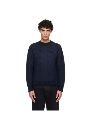 Givenchy Navy Crewneck Sweater