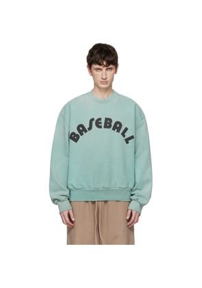 Fear of God Blue Baseball Classic Half Raglan Sweatshirt