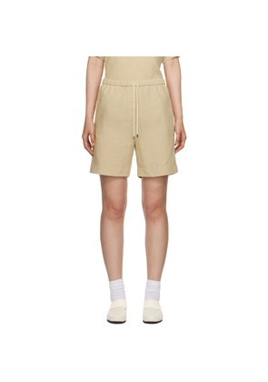 TOTEME Beige Drawstring Shorts