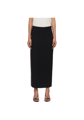 Loulou de Saison Black Samos LDS Grain de Poudre Maxi Skirt