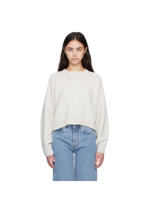 Loulou de Saison Gray BRUZZI LDS Cropped Sweater