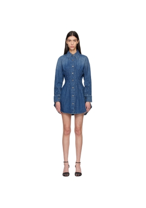 Givenchy Blue Cocoon Denim Minidress