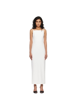 Givenchy Off-White Sliced Cady Maxi Dress