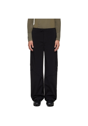 J EONGL I Black Softshell Slash Sweatpants