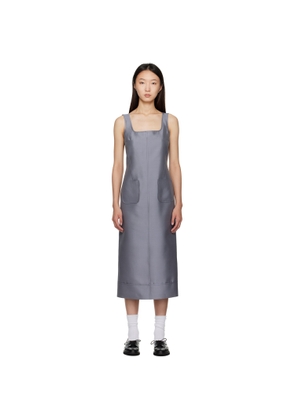 Thom Browne Gray Column Maxi Dress