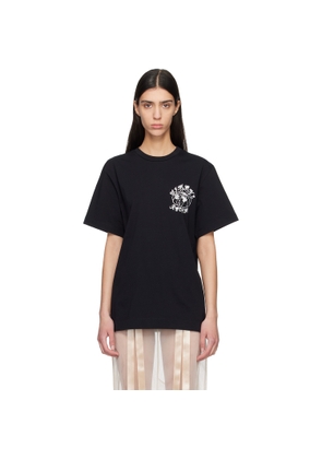 Simone Rocha Black Dim Sum Logo Print T-shirt