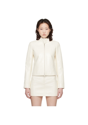 Courrèges Off-White City Vinyl Jacket