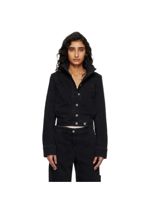 Courrèges Black Reedition Denim Jacket