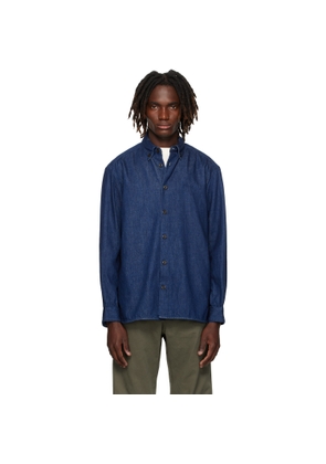 A.P.C. Navy Mathias Denim Shirt