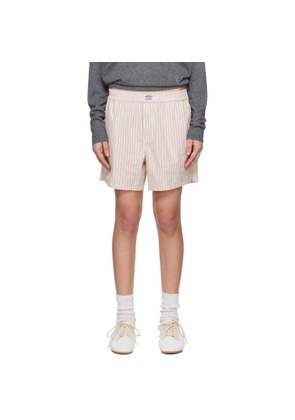 Commission SSENSE Exclusive Off-White & Red Boxer Shorts