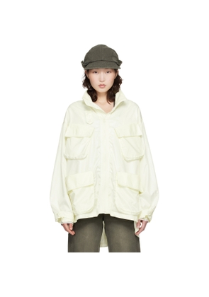 OPEN YY Yellow Cargo Pocket Wind Jacket