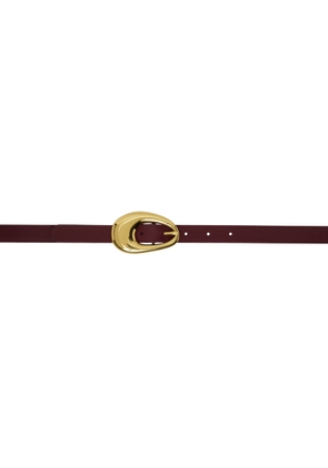 Bottega Veneta Burgundy Drop Belt