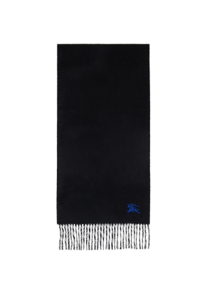 Burberry Black & Gray Cashmere Scarf