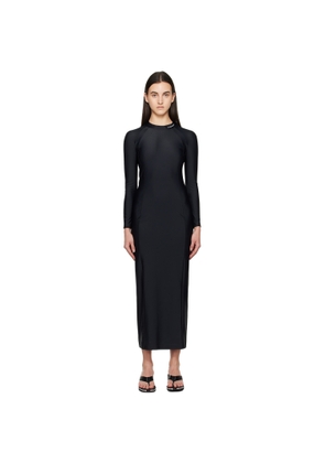 alexanderwang.t Black Rashguard L/S Maxi Dress
