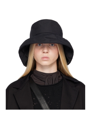 Y's Black Tuck Casablanca Hat