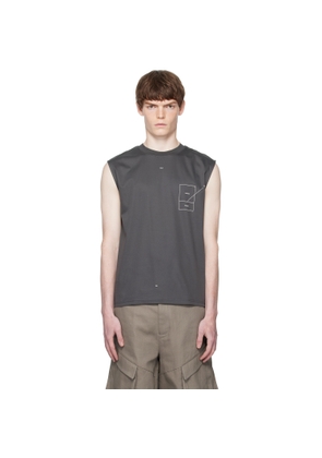 HELIOT EMIL Gray Retina Tank Top