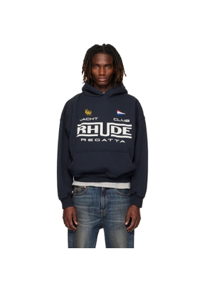 Rhude Black 'Rhude Regatta Club' Hoodie