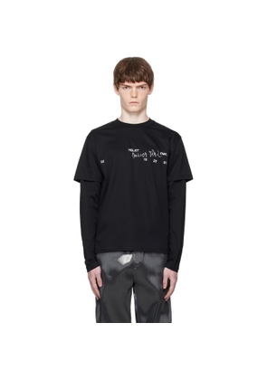 HELIOT EMIL Black Fulgens Longsleeve T-shirt